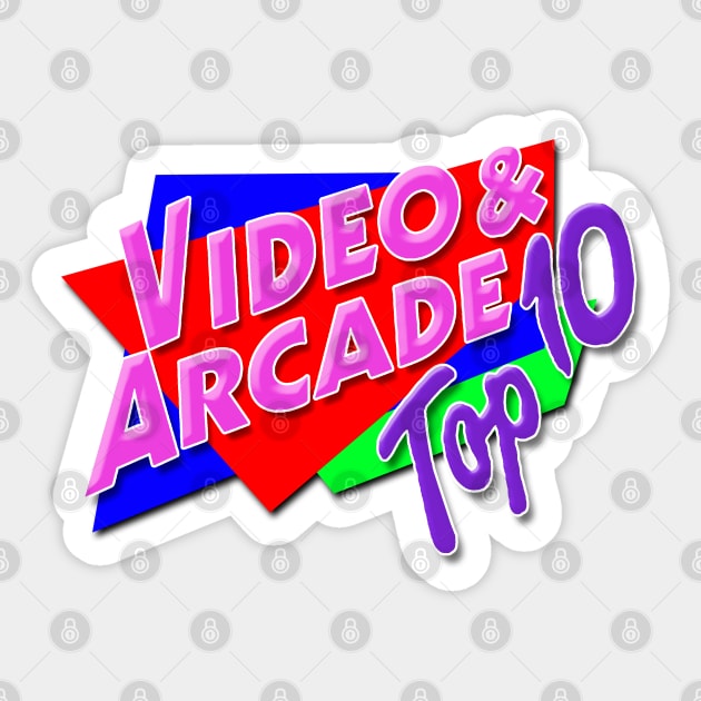 Video & Arcade Top 10 Sticker by Studio Marimo